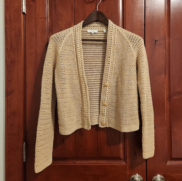 Vince Sweaters - Vince Crochet Cardigan, XS